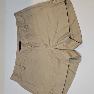 Banana Republic Ryan Fit Khaki Linen/cotton Blend Short Size 6